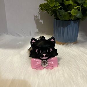 🐈‍⬛ Bath & Body Works Black Creepy Cat Light Up Halloween Pocketbac Holder NWT
